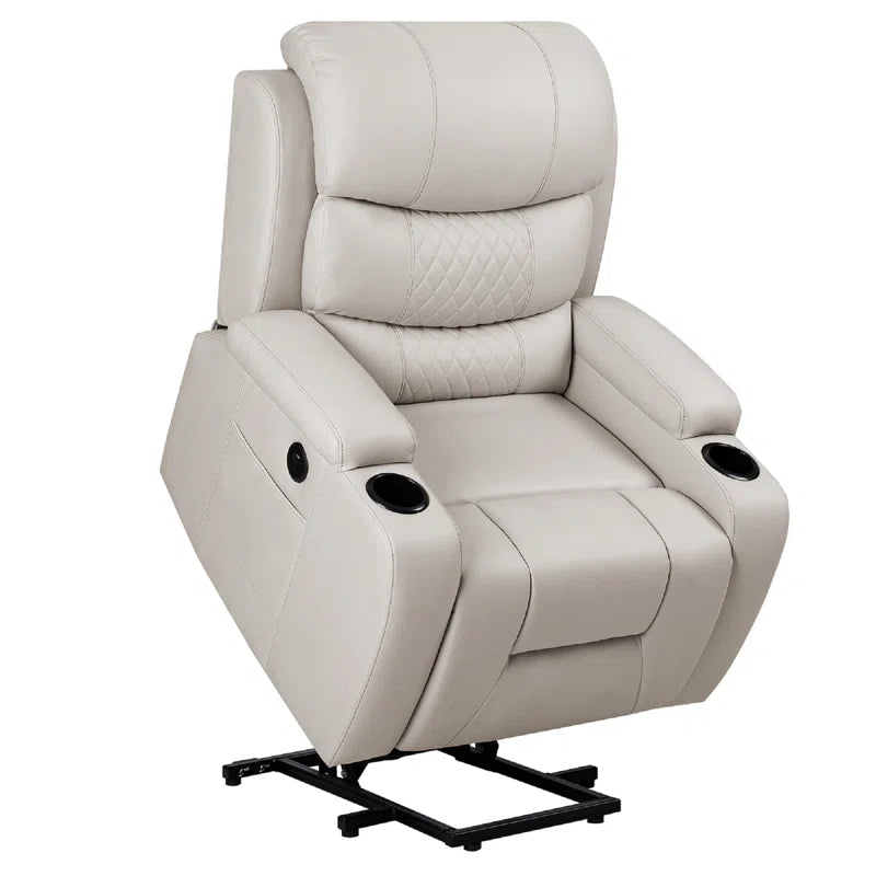 Oversize Power Lift Recliner Chair with Heated and Vibration Massage for Elderly